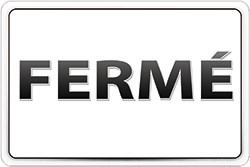 Fermé